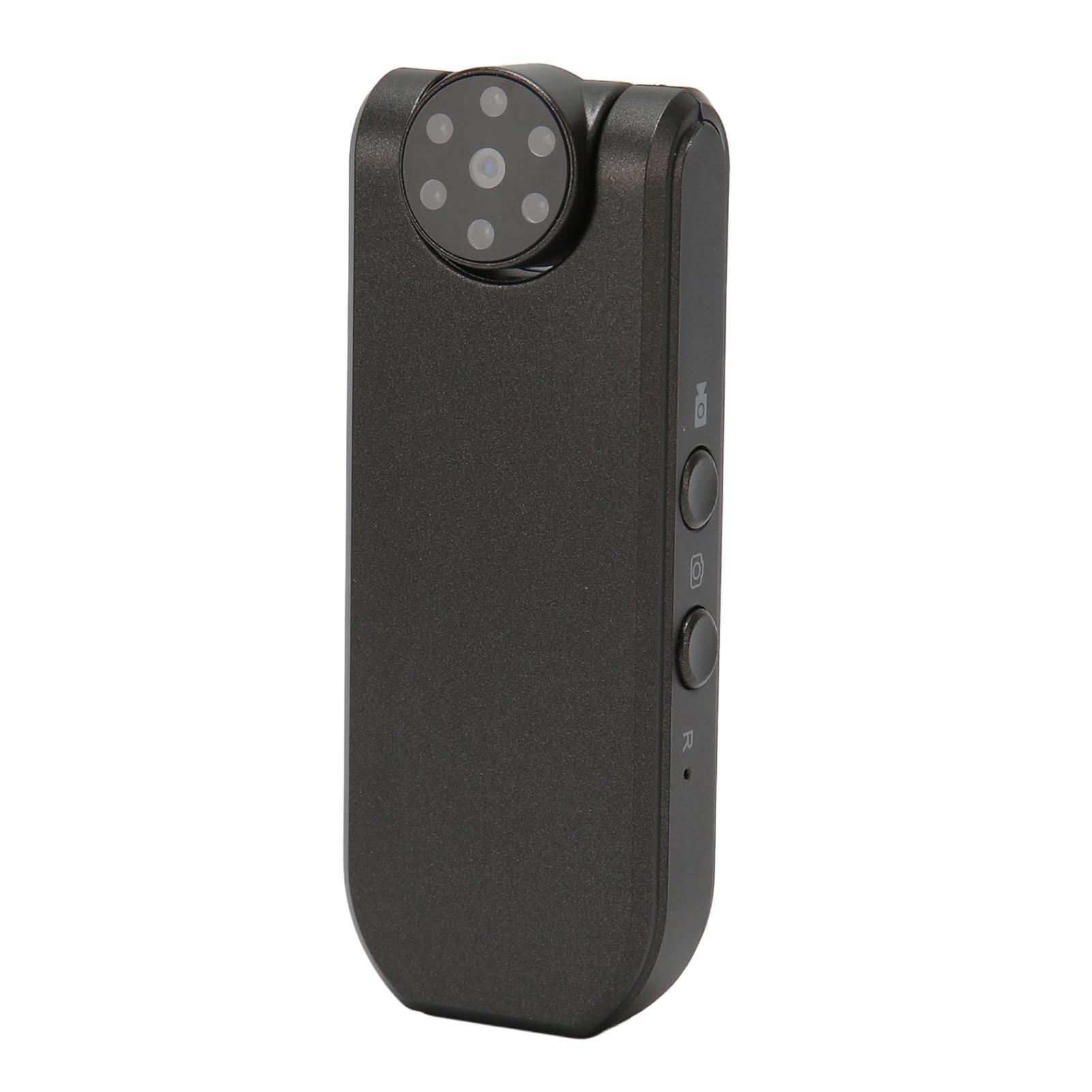 

Mini Wearable Camera 1080P Night Vision Rechargeable Motion Detection HD Body Video Recorder for чорний