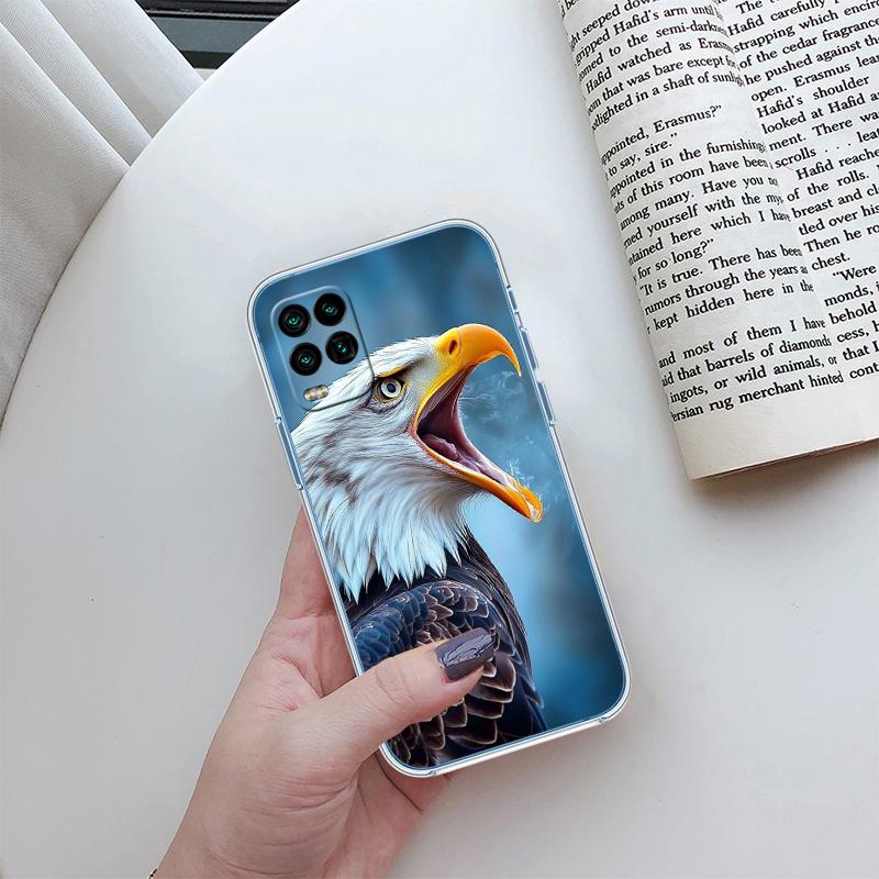 RP36 Hawk Eagle Transparent Phone Case for Motorola Moto Edge 20 30 40 50 S30 Fusion Ultra Pro Neo Lite + G200 G23