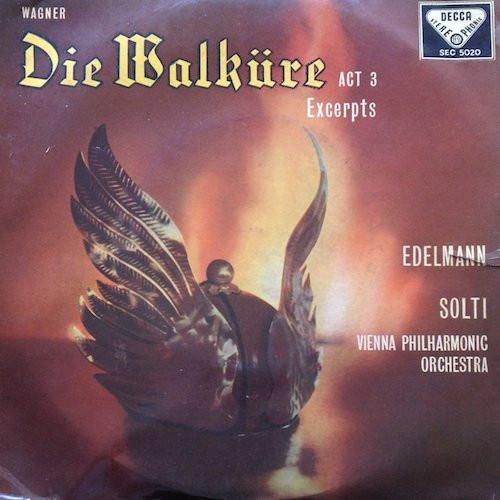 

7inch Record RICHARD WAGNER, OTTO EDELMANN, GEOR - Die Walküre Act 3 Excerpts SEC5020 Decca UK Classical Used