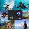 Minlang 1080P 30fps Waterproof Night Vision Action Camera WiFi 2.0-inch Screen Mini Portable Helmet Cam for Cycling Hiking