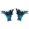 Adjustable Fluffy Feather Wrist Cuffs Black Plume Bracelet New Wristband  Themed Party