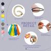 Silicone Beads Kit with Tassel Silicone Beads DIY Necklace Keychain Making Set