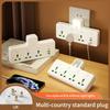 British Standard Hong Kong Malaysia Singapore One to One Multi hole Universal Port with Night Light USB Travel Socket Converter