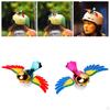 Bird Decoration Toy Car Interior Accessories Funny Interactive Electric Companion Helmet Decor for