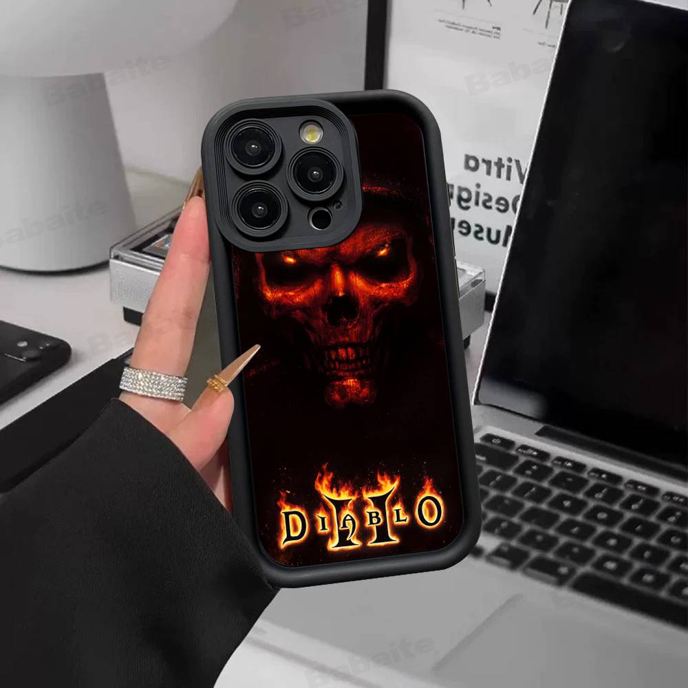 

Classic Action D-Diablo Game Phone Case For IPhone 11 12 13 16 15 17 14 Pro Max Soft Funda Silicone Cover iPhone 17