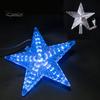 Hvězda na vánoční stromeček s LED světlem Kreativní tvar Plug-Play IP65 Vodotěsná zářící pěticípá hvězda Vánoční ozdoba na strom