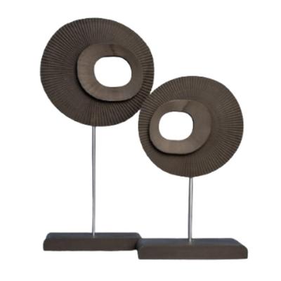 Zen Twin – Minimalist Sculpture Showpiece | Elegant Home Decor for Living Room, Bedroom & Office | Unique Gift