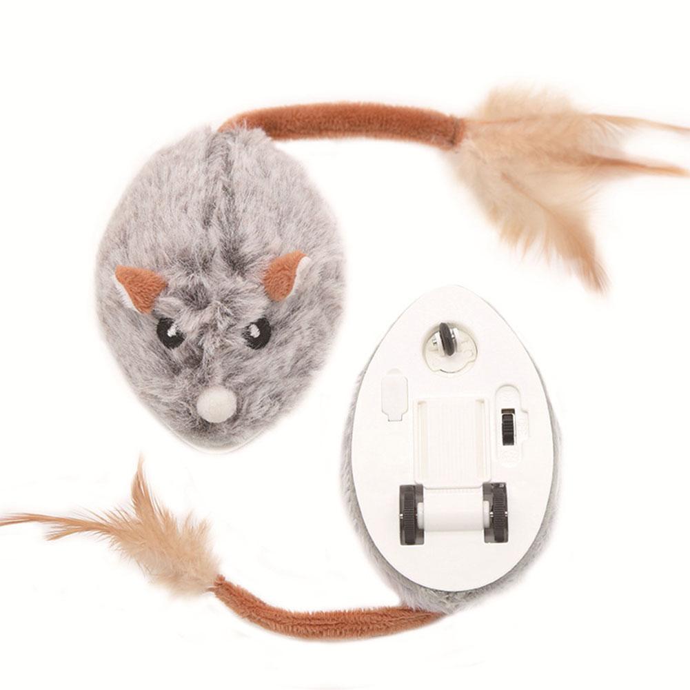 Interactive Cat Toy Mouse Rechargeable Moving Automatic Cat Toys Cat Mouse Toy Electric Mouse Cat Teaser Toys