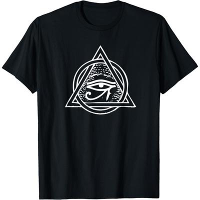 Pyramid Eye of Ra Cool Illuminati All Seeing Eye Egyptian T-Shirt