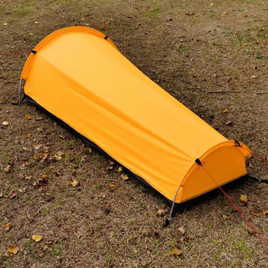1 Set Waterproof Windproof Backpacking Tent Good Ventilation Rest And Sleep Outdoors Ultralight