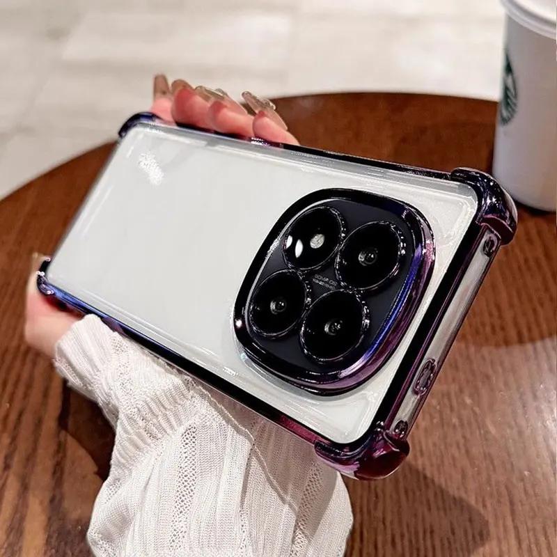 For Xiaomi Redmi Note 14 pro plus 14C 13C Phone Cases Note14pro Fundas RedmiNote14 pro 5G Case Luxury Shockproof Armor TPU Cover