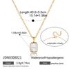 [Titanium Steel CZ Choker Necklace Light Luxury Elegant Fade Resistant Jewelry]