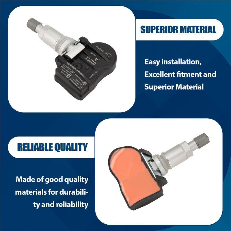 Car Tire Pressure Monitoring Sensor Replacement- 4 Pieces Set For FAW Besturn 5BA03-7973A 5BA037973A Models