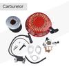 Carburetor Recoil and For Ignition Coil Service Kit with Gaskets and Air Filter for GX340 For GX390 Engine Models