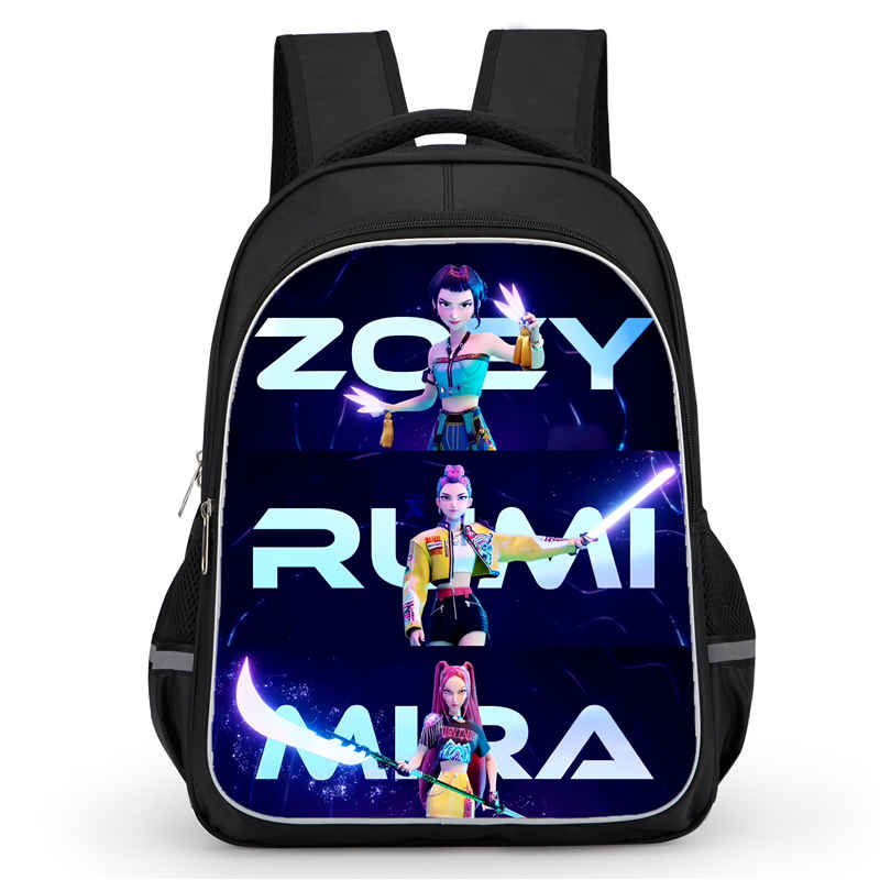 Cartoon School Bags For Boys Girl,16In School Backpack With Double Zipper Pocket,K-Ppop Kids Bags For Pupil Students, Best Gift