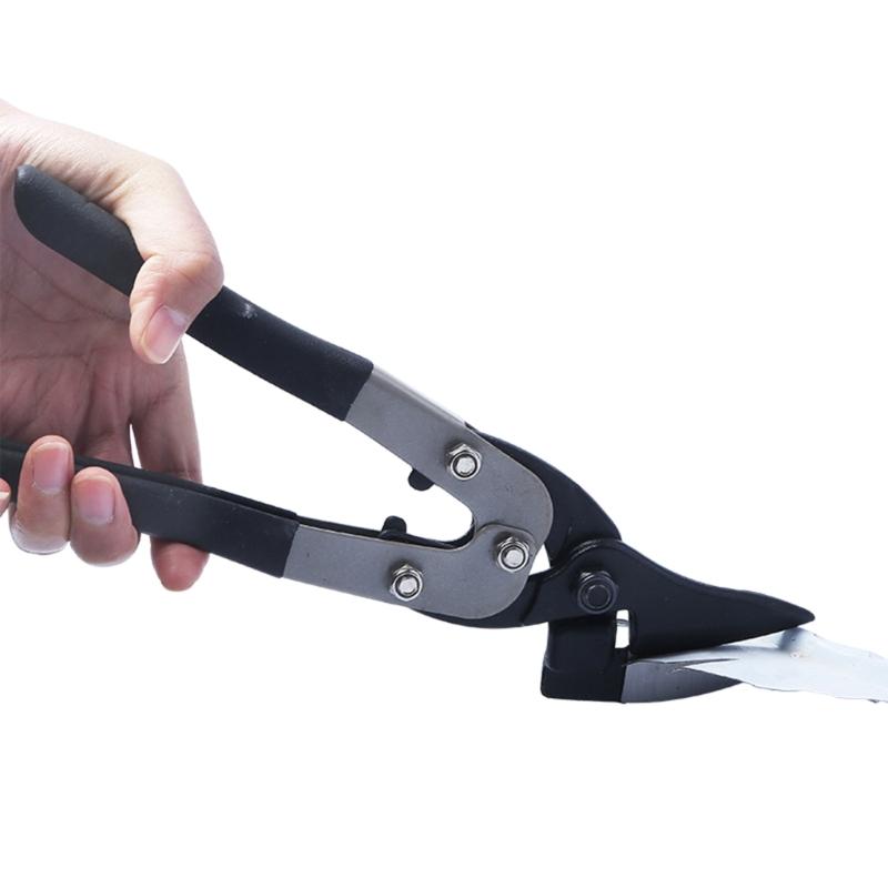 Cutting Tools, Shear Cutter Cuts 45°Metal Sheet Shearing Stainless Steel Scissor Continuously Metal Shears Soft Grip