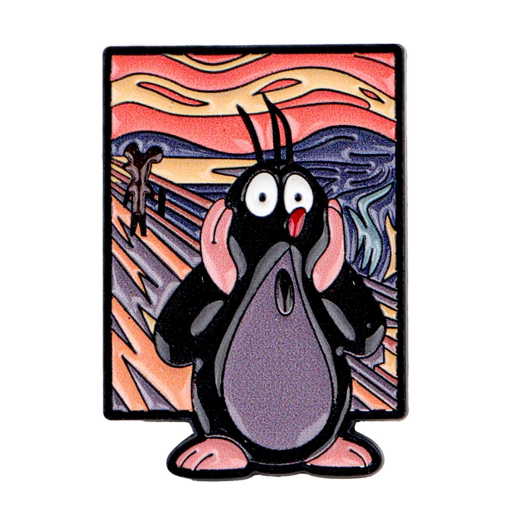 Funny Quotes Enamel Pins Cartoon Animals Goose Cat Brooch Lapel Pin Badge on Backpack Clothing Accessories Fashion Jewelry Gifts