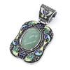 1Pc, Energy Natural Stone Pendant, Bohemian Crystal Lapis Lazuli Agate Opal Blue Turquoise Gemstone Charms for Jewelry Making DIY Necklace Accessories
