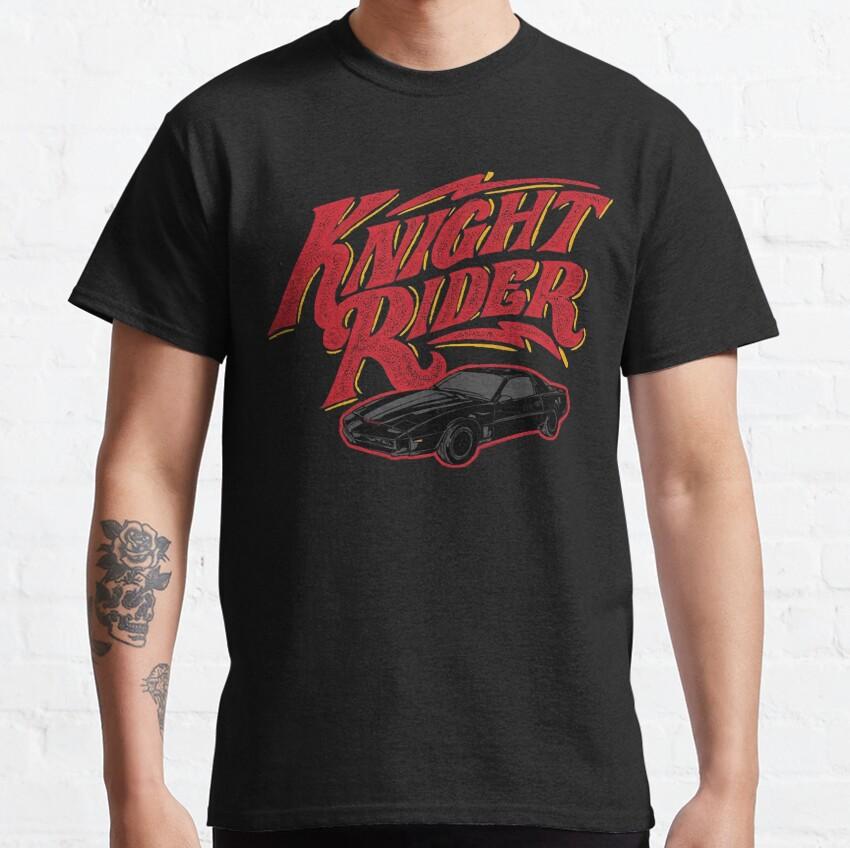Knight Rider Kitt Ghostbustears Men T Shirts The Car's The Star Casual Tees Short Sleeve david hasselhoff Cotton 6XL Tops