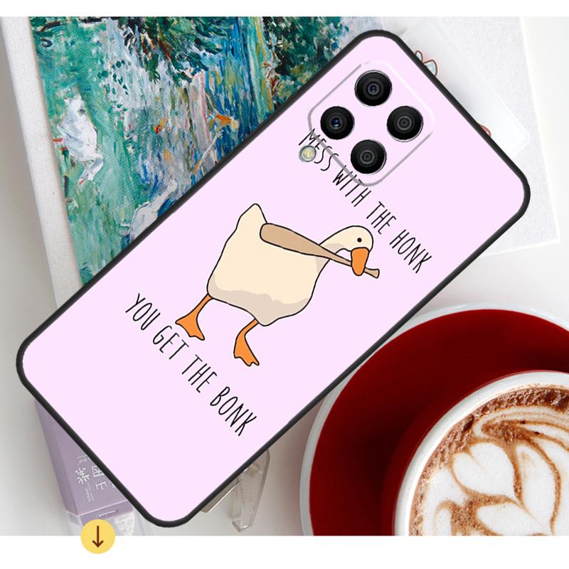 Funny Cartoon Duck Case For Samsung Galaxy M20 M31 M16 M36 M56 M33 M53 M13 M12 M32 M52 M15 M55 M14 M35 M34 M54