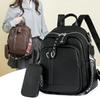 Soft Leather Backpack Student Schoolbag Large Capacity Travel Bag PU Women's Backpack