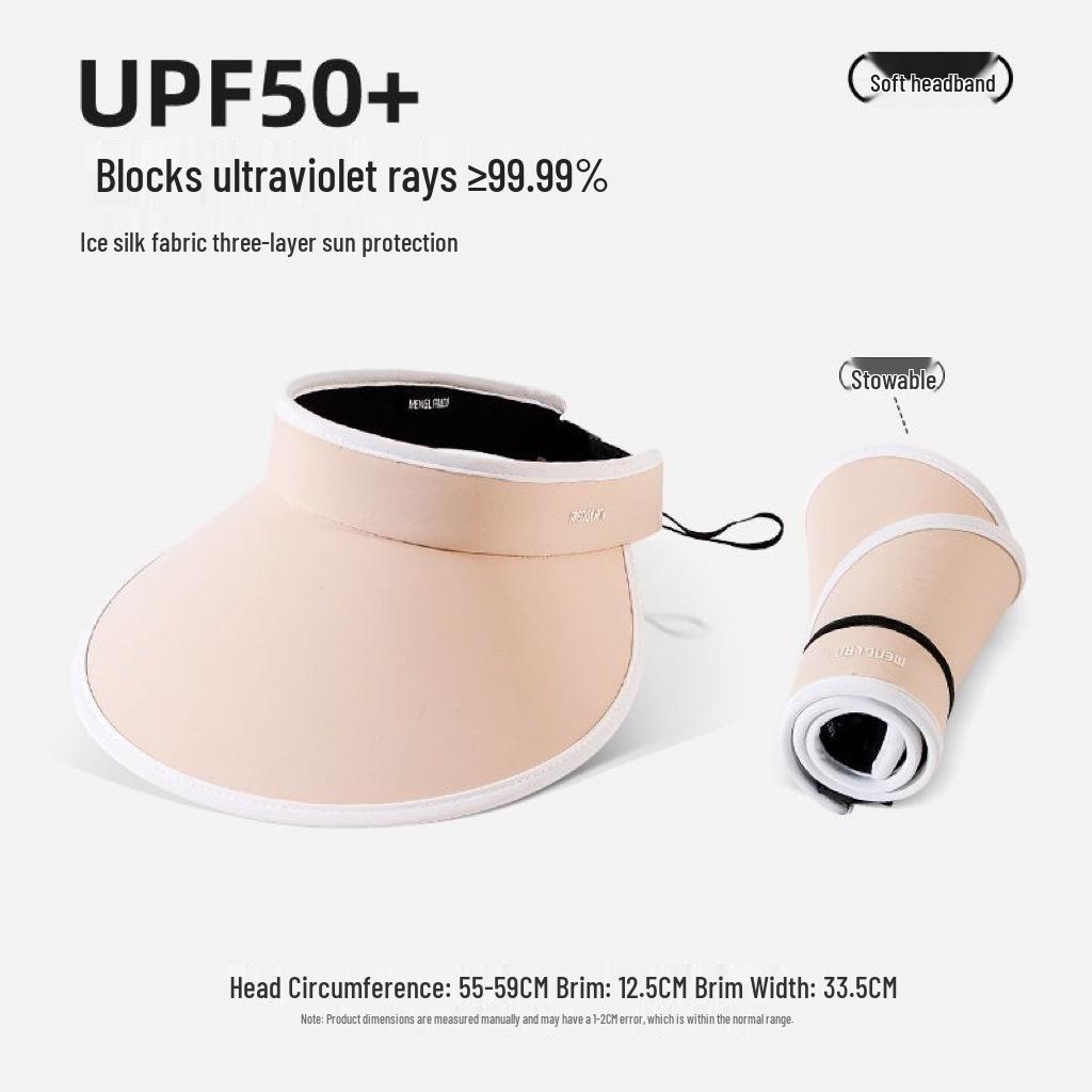 Faltbarer Sonnenhut für Damen mit breiter Krempe und UV-Schutz
