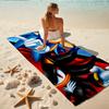 1Pc Sonic Adventure Shadow'S Rise Beach Towel, Quick Dry, Multi-Use for Beach Pool Gym Yoga Home Travel, Christmas, Halloween, Xmas Gift M929163