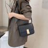 Neue Box Tofubeutel Leder Damen Tasche Zahnstocher Muster Kleine Quadratische Tasche Stewardess Tasche Einzelne Schulter Umhängetasche Vielseitig Unterarmtasche