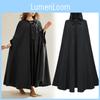 Langer mittelalterlicher Kapuzenumhang für Erwachsene im Gothic-Stil, perfekt für Halloween-Kostüme