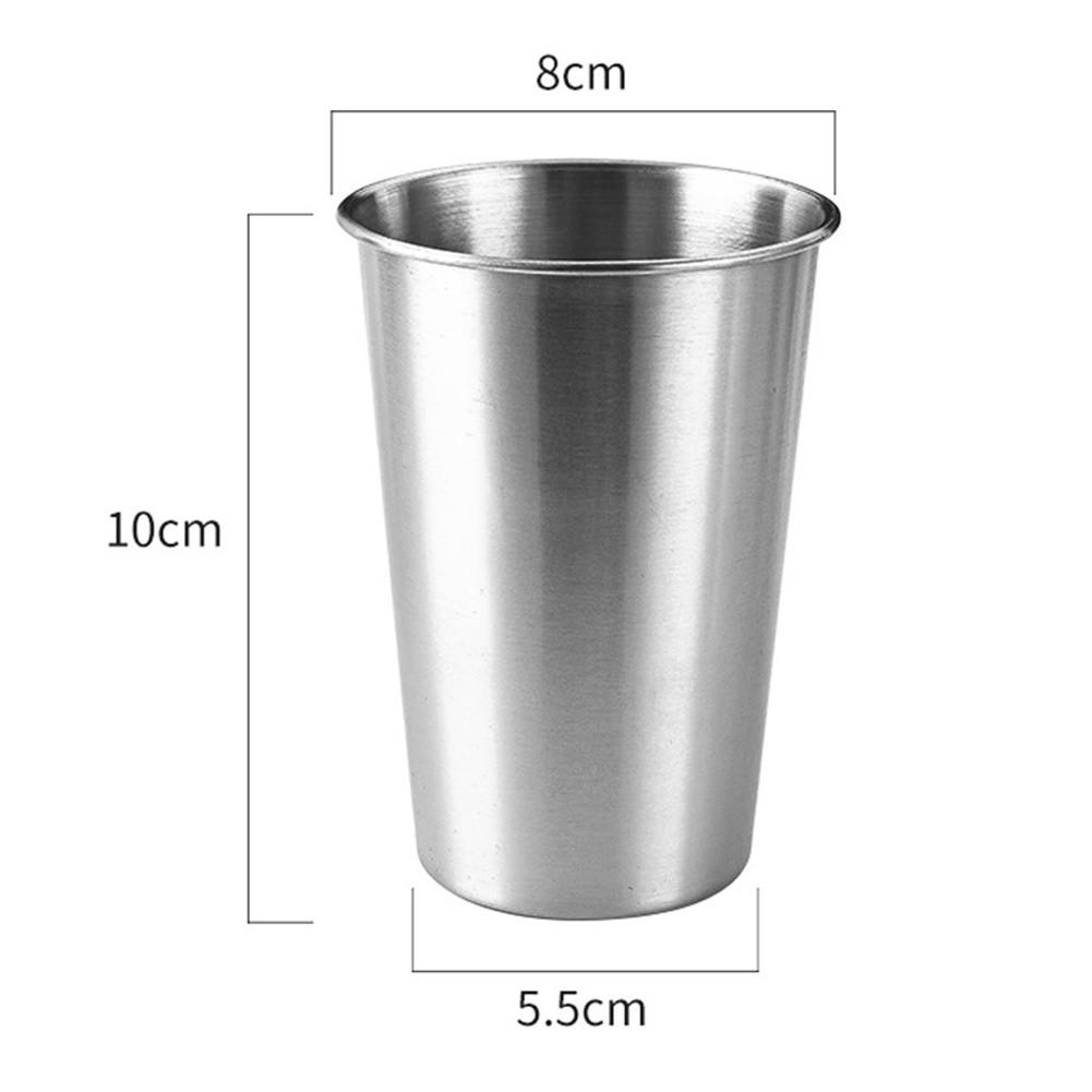 Resilient Stainless Steel Beer Cup Mug for Camping and Party 240 500ml