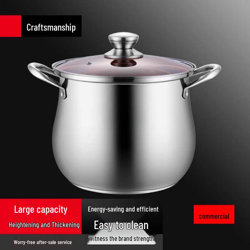 Sule 304 Stainless Steel Stockpot with Steamer Rack 24CM