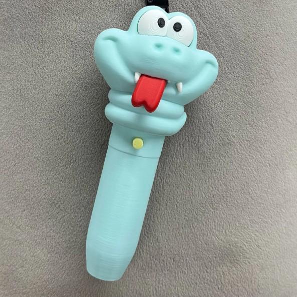 Zootopia 2: Gary s Crazy Animal City - 3D Printed Movable Snake Cartoon Serum Bottle