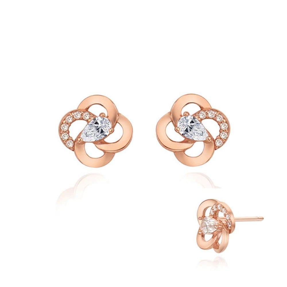 Posy Silver Earrings Sc1743