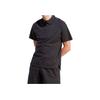 Adidas Solid Color Pullover Straight-Cut Short Sleeve Polo Shirt Men Tops Black IA3124