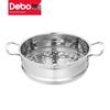 Debo 26cm Doppelwandiger Dampfgarer aus 304 Edelstahl