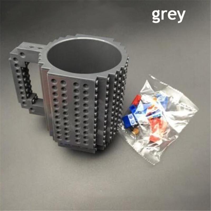 10 Color Build-On Brick Creative Mug Lego Type Coffee Cup Creative ...