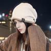 Ear Protection Beanie Caps Thickened Knitted Hat Casual Bonnet Cap  for Men Women