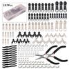 85 Stück/Set Reißverschluss Reparaturset Einfache Reparatur Reißverschluss Schieberkopf Zipper Puller Verschluss Universalersatz Defekt/Tragbar Haushalt Abnehmbar