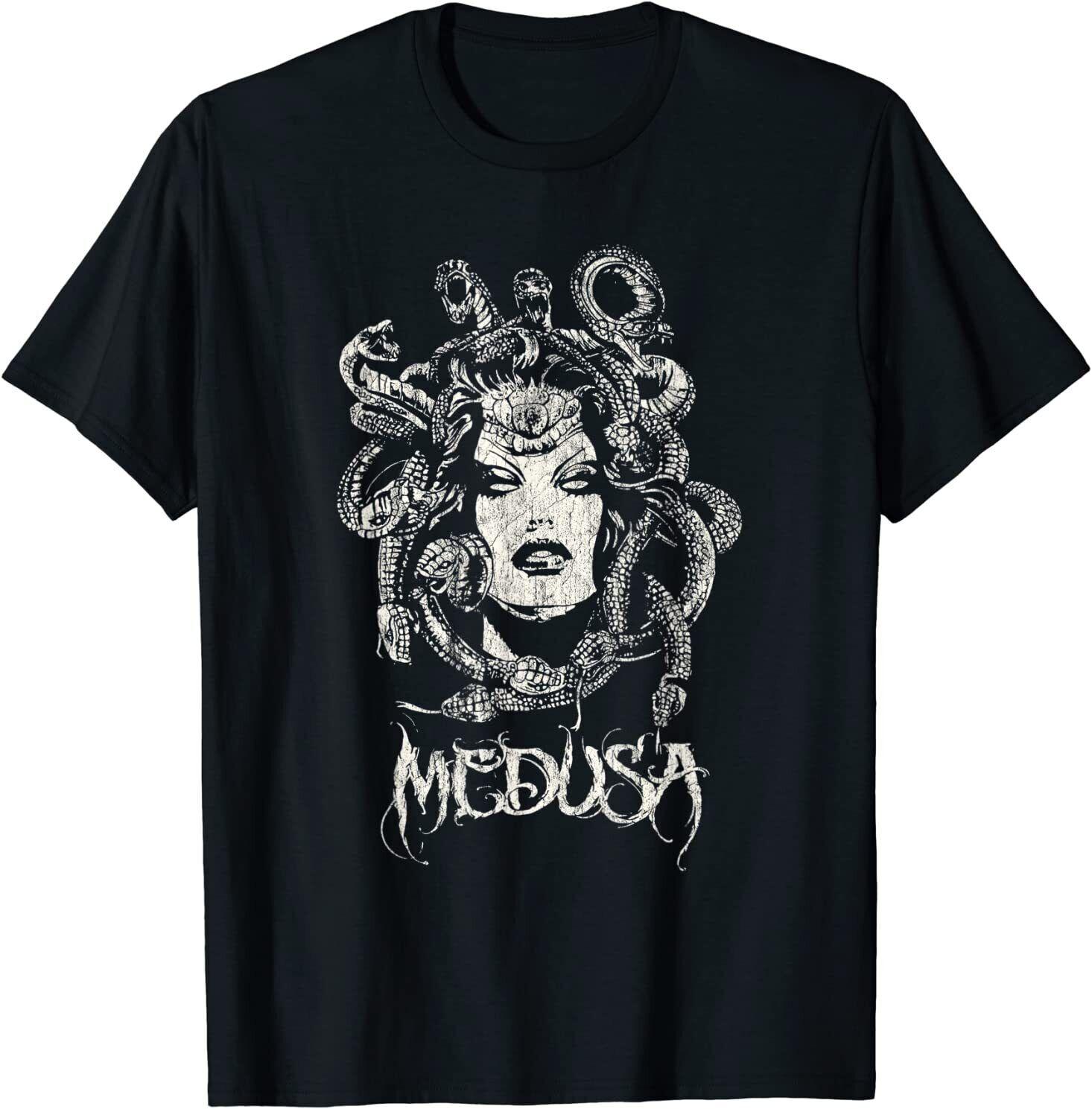 Medusa Greek Mythology Gothic T-Shirt All Size XXXL