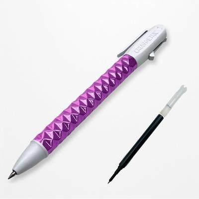 CRUSHMETRIC עט כדורי מתכת הניתן לשינוי עם מילויים SwitchPen, (לבנדר)