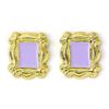 FRIENDS TV Show Set of 3 Earring Studs; Frame, Coffee Cup, & FRIENDS Logo