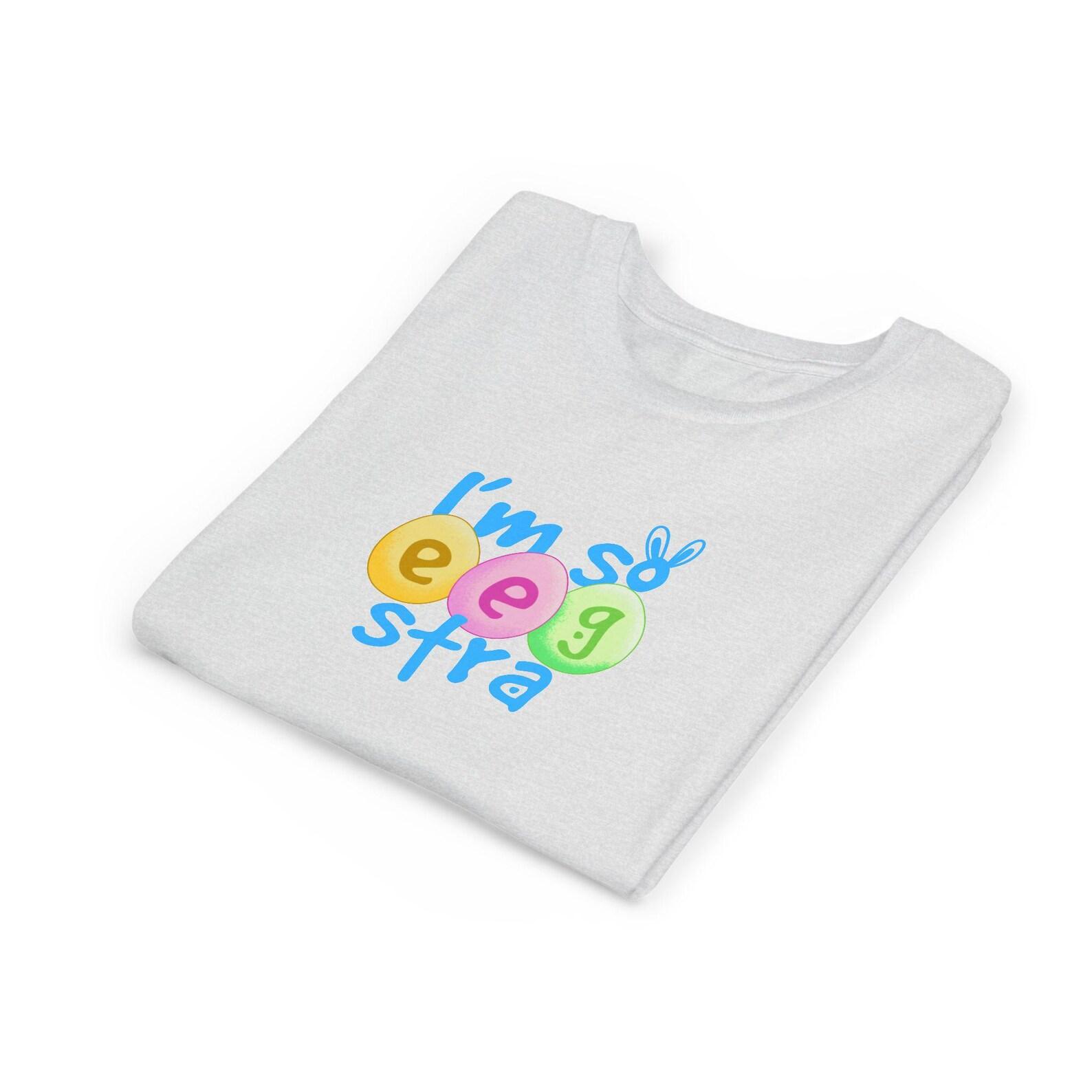 Kids Easter Tee, Eggstra Cute Boys Girls Shirt, Children Holiday Outfit, Spring Bunny Clothes, Youth Short Sleeve T-Shirt, Extra Easter 120