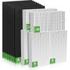 6 Pack HPA300 HEPA Filter Replacement for Honeywell HPA300 Air Purifier Compatible HPA304 HPA200 HPA3300B HPA5300 Filters, Replace HRF-R3 True HEPA