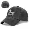 Milf Hunter Unisex Women Baseball Caps Distressed Cotton Hats Cap Classic Outdoor Activities Adjustable Fit Sun Cap