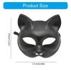 Cats Mask Half Face Mask Masquerade Mask Carnival Mask Halloween Costume Mask Dress Up Mask for Party