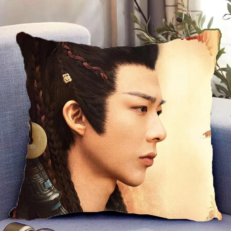 Zhao Lusi Liu Yuning Poster Double-side Printing Pillowcase TV The Story of Pearl Girl Drama Stills Home Decor Cushion Cover