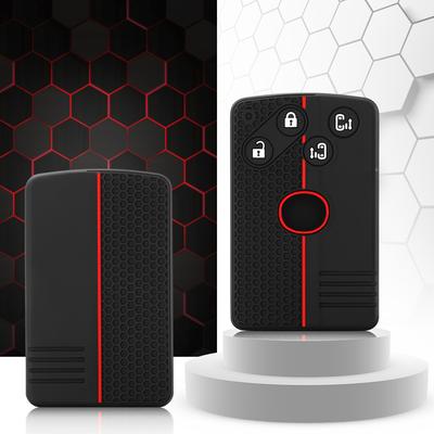 Funda de Silicona para Llave de Coche con Mando a Distancia Para Mazda 3 5 6 Cx-7 Cx-9 Cx7 Cx9 Rx8 Mx5 M8 Miata Mx5 Verisa Premacy Accesorios para Tarjeta Inteligente