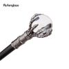Transparent Glass Ball Steampunk Walking Cane Fashion Decorative Walking Stick Gentleman Luxury Crosier Knob Walking Stick 93cm