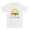 Men Women T-Shirt Smiling Friends Logo T-Shirts Harajuku Animated Television Summer Tee Shirt Custom Logo Pure Cotton Tops Gift