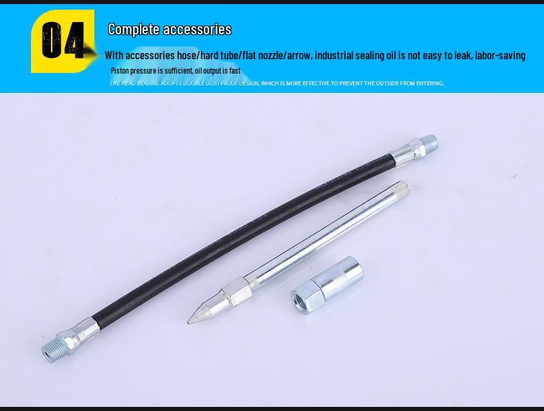 Fuyu 600CC Manual Grease Gun with Single Lever, Portable Labor-Saving Injector for Excavators